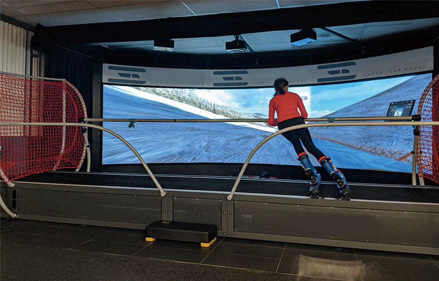 模拟滑雪